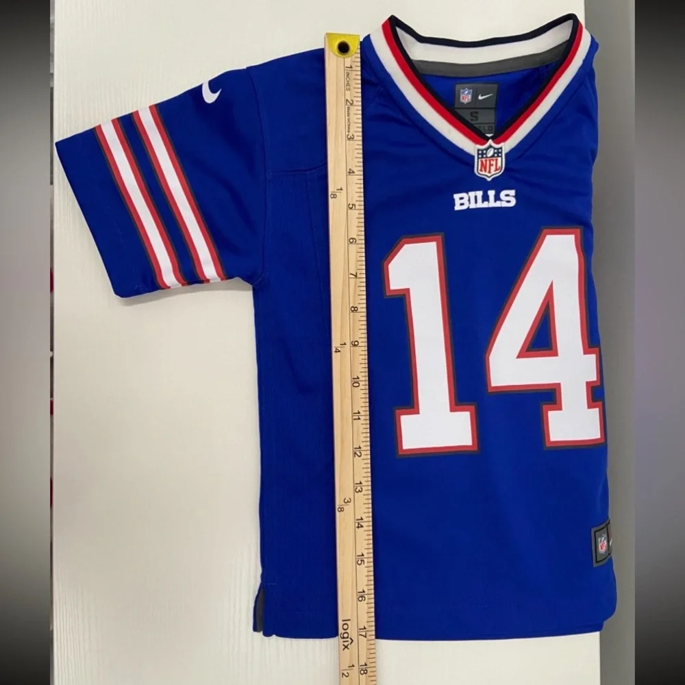 NIKE Buffalo Bills #14 Stefon DIGGS NFL Jersey KIDS BOYS size Small 4 Royal Blue